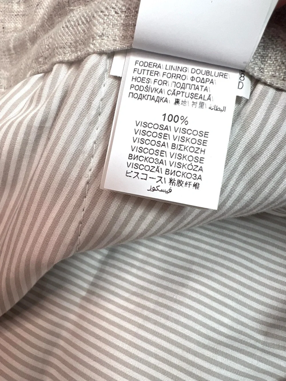 Brunello Cucinelli Linen Leisure Fit Cropped Drawstring Pants Size 52